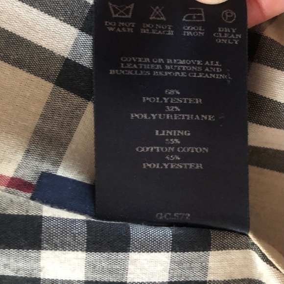 HP!! EUC Burberry black car coat size 2 - Picture 6 of 6